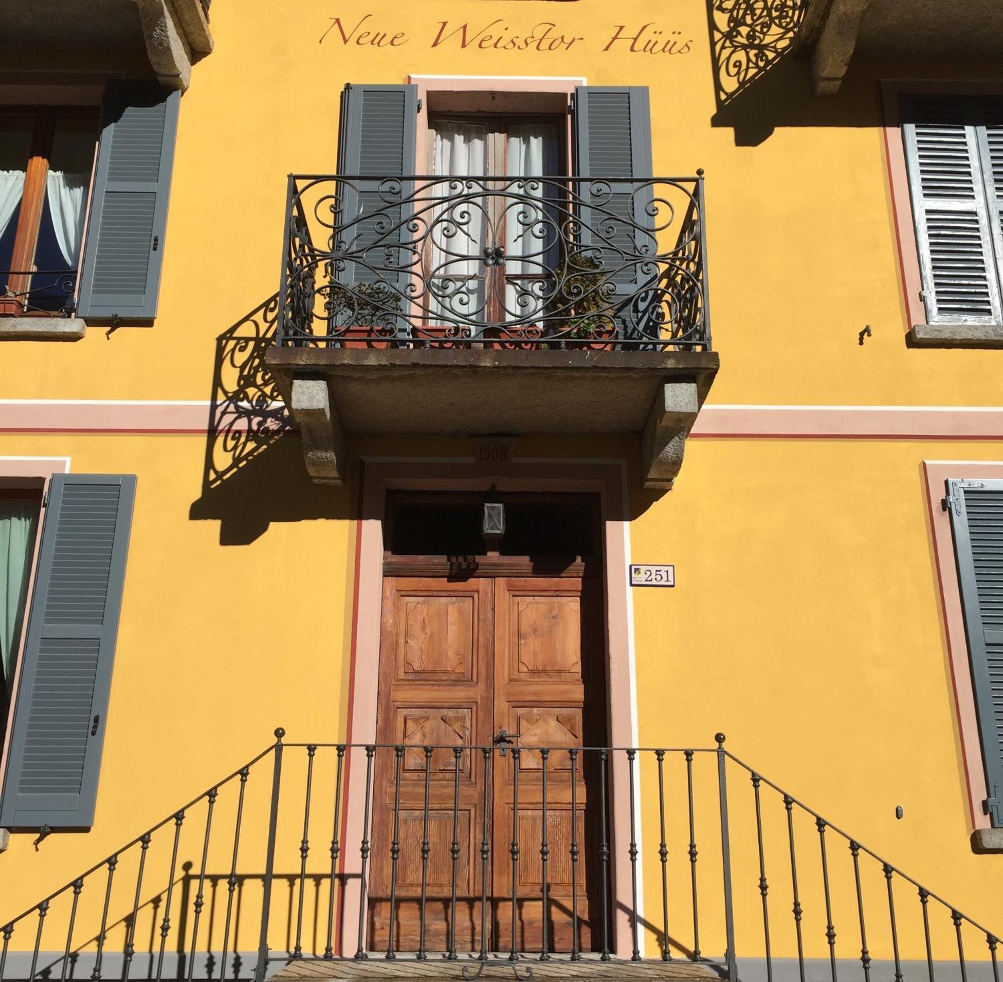 Appartamento Casa Weisstor Con Patio, Giardino E Orti Vista Monte Rosa Macugnaga Eksteriør bilde